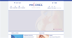 Desktop Screenshot of procrea.mx